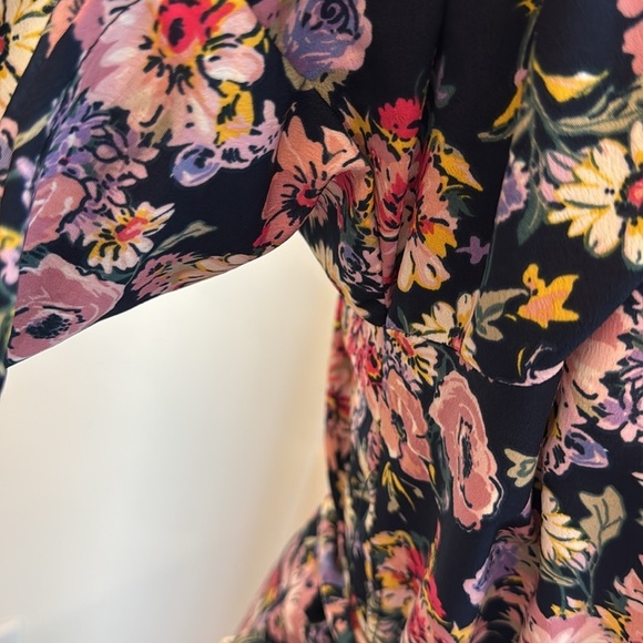 NWOT Bobeau Floral Print Maxi Wrap Dress - Picture 6 of 10